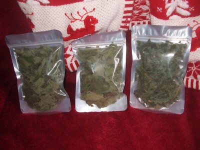  3Packs Loose Tea Leaves Raspberry,Dandelion,,Blackberry