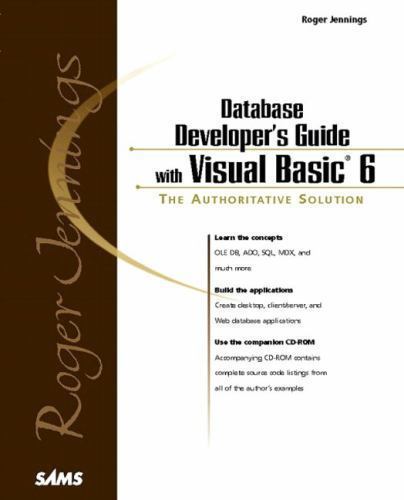 Developer's Guide Ser.: Database Developers Guide with Visual Basic 6 ...