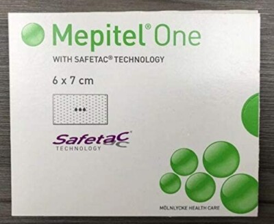 mepitel wound dressing Mepitel Safetac Wound Dressing One 9cm x 10cm x5 main image 1