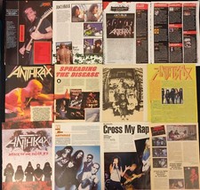ANTHRAX Posters & Clippings Collection THRASH METAL