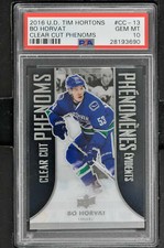 2016 Upper Deck Tim Hortons Clear Cut Phenoms Hockey #CC-13 Bo Horvat - PSA 10 -
