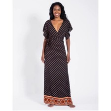 Boho Maxi Wrap Dress
