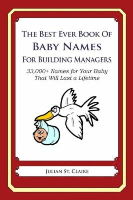 The Best Ever Book Of Baby Names For Building Managers: 33,000+ Names For Y...