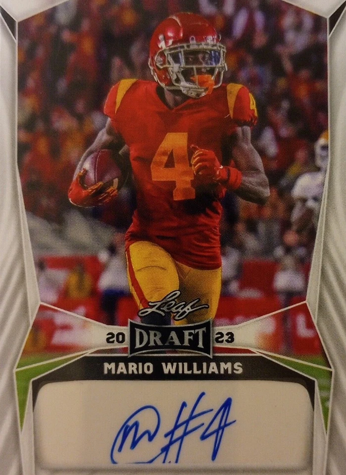 2023 Leaf Draft Mario Williams #BA-MW2