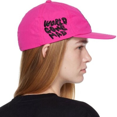 BAPE Pink World Gone Mad Cap - NWT | eBay
