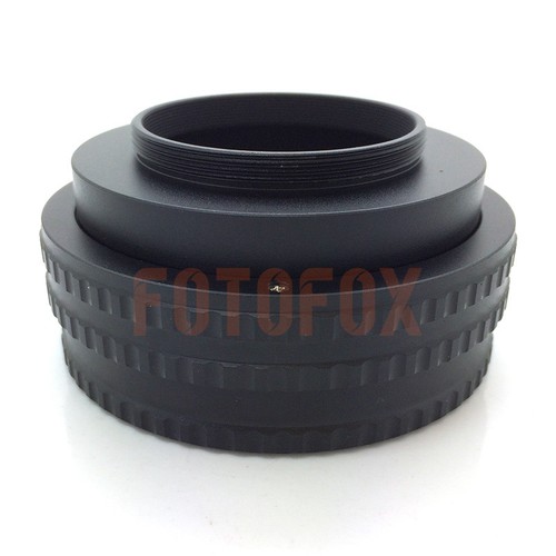 Brass M52 to M42 17-31mm Adjustable Focusing Helicoid Adapter Macro tube M52-M42 - Picture 2 of 8