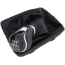 POMMEAU LEVIER VITESSE + SOUFFLET CADRE 6+R POUR SEAT LEON  12-17