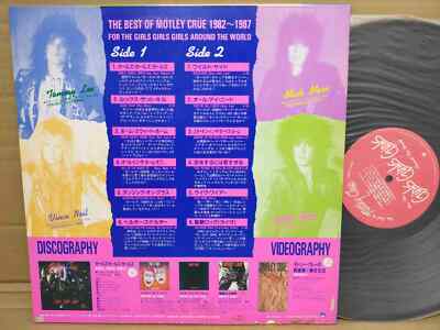 MOTLEY CRUE For The Girls Girls Girls Around The World JAPAN PROMO