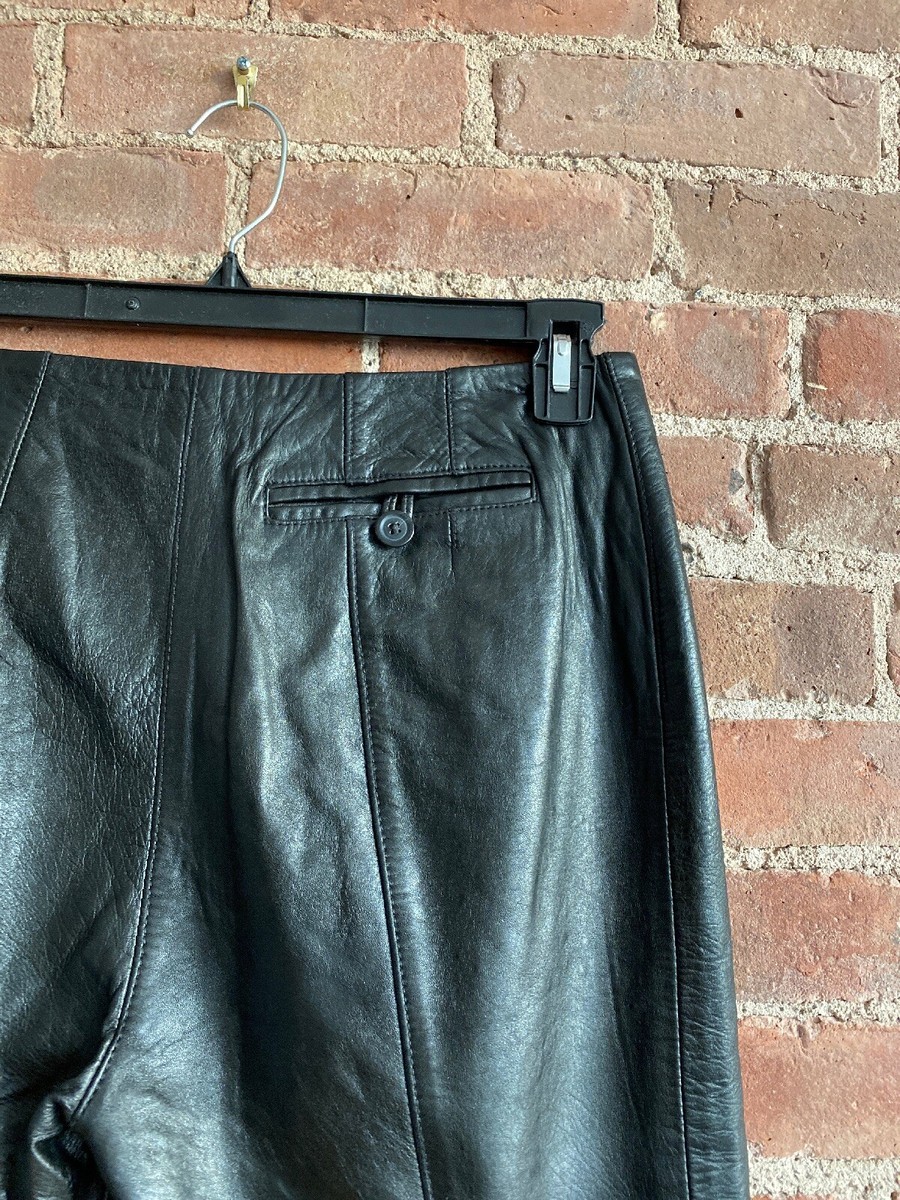 Ann Demeulemeester Women's Leather Pants, Sz 40 Belgium | eBay
