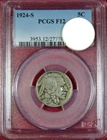 1924-S BUFFALO NICKEL PCGS F12