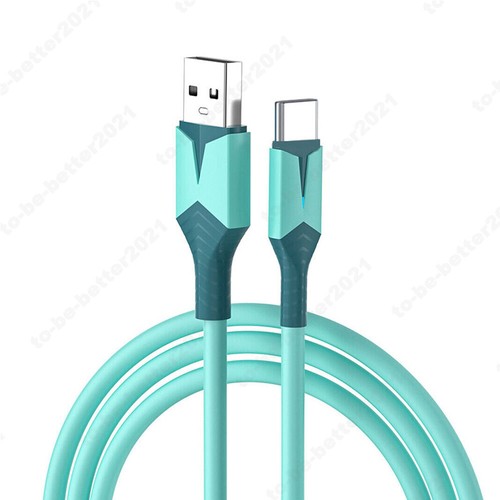 66W Câble de charge rapide cordon de données USB C silicone Pour Android Iphone - Photo 15 sur 16