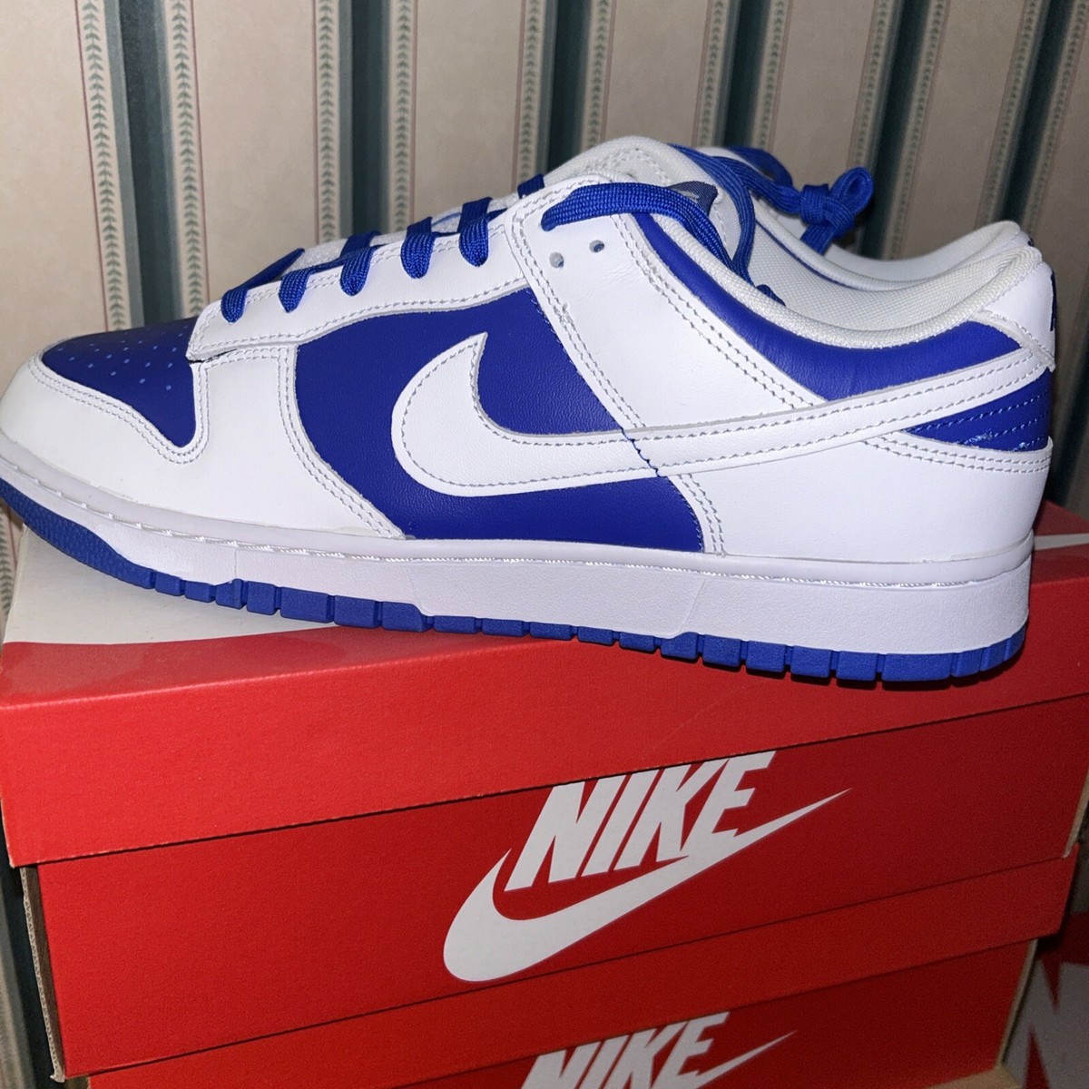 激安最終値下げ！男女兼用希少NIKE Dunk Low ブルー ホワイト25cm Size 13 - Nike Dunk Low Racer Blue 2022 195869949543| eBay