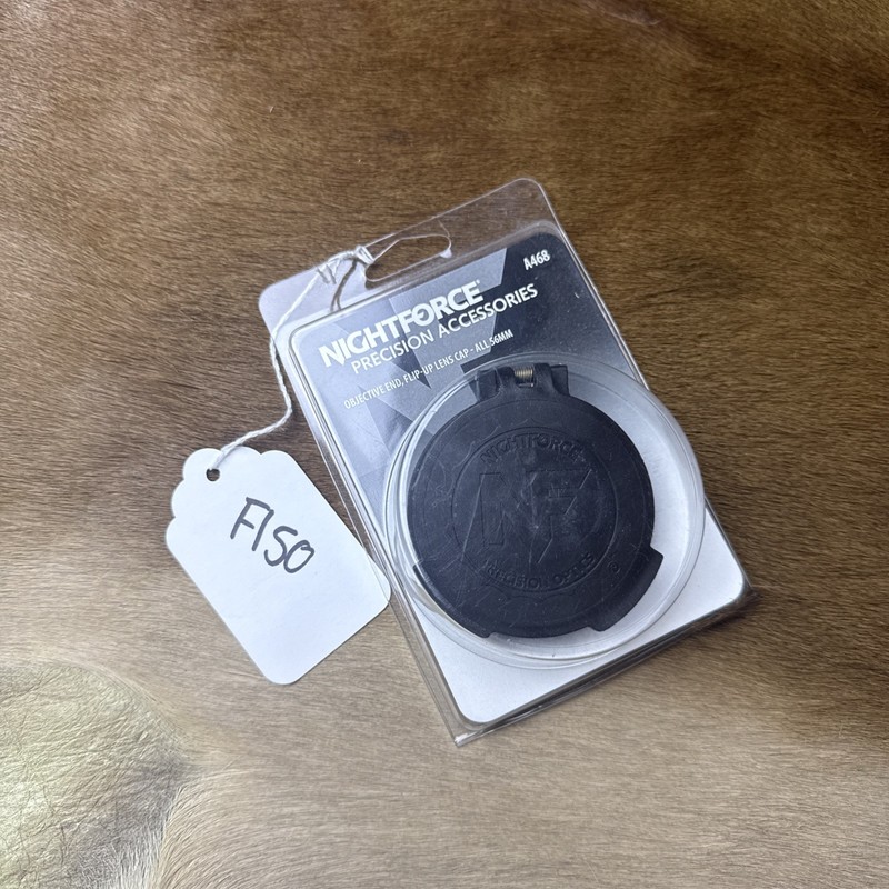 noghtforce precision accessories objective end, flip up lens cap- all 56mm