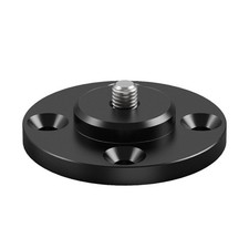 Universal Aluminum Alloy 1/4inch Mounting Bracket Fixing Base for Camera Tripods