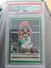 2019 2019-20 Panini Contenders Front Row Seat Giannis Antetokounmpo PSA 10 POP 6