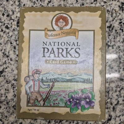 2004 Professor Noggin's National Parks Card Game by Outset Media~Free Shipping
