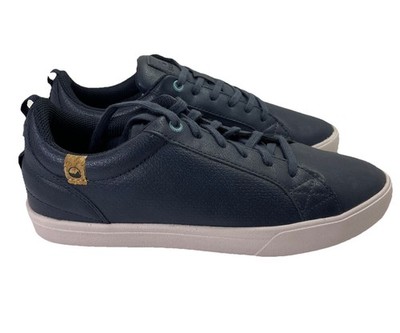 Saola Cannon Vegan Leather Sneakers Women s Size 7 Eco Casual Blue Night NIB