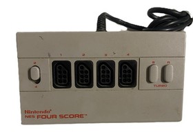 Nintendo NES Entertaiment System Four Score Adapter 4 Player NESE-034