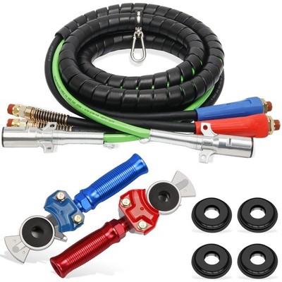CheeMuii Semi Truck Air Line Kit 15 ft 3 in 1 Airline Air Hose Truck Trailer ...