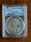 2022 W Burnished American Silver Eagle PCGS SP70