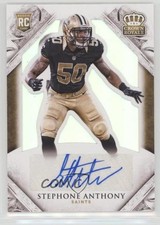 2015 Panini Crown Royale Rookie Signature 65/100 Stephone Anthony #149 Auto 2u3