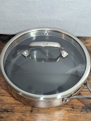 ZWILLING J.A. HENCKELS 3 QT  Saute Sauce Pan Set with See-Through Glass Lid GUC