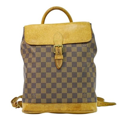 Louis Vuitton Arlequin N99038 Damier Ebene Canvas Backpack Brown