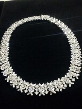 VTG ICONIC & RARE SIGNED CINER MEGA SPARKLE NECKLACE 4 REPAIR JUST NEEDS 20+ R/S