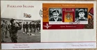 Postal History Falkland Islands Victoria Cross 150th Anniversary  FDC
