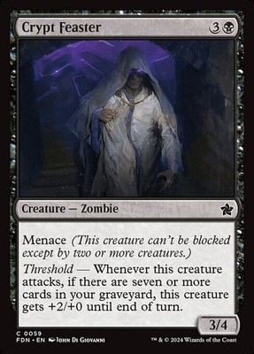[MTG] Crypt Feaster (Foil) (0059) (FDN) LP-HP