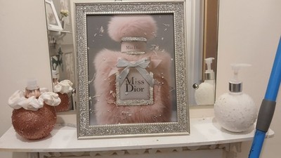 Fashion Status Dior WOHNKULTUR DRUCK & RAHMEN ROMANY BLING ORNAMENT GESCHENK 8X10''