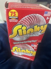 Orig. SLINKY Classic Metal Spring Toy 75th Anniv. BUY ONE GET ONE FREE Unopened