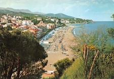 Postcard Celle Ligure panorama and beach (Savona)