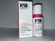 K18 BIOMIMETIC HAIRSCIENCE HeatBounce CONDITIONING Heat Protectant 118 ml 4 oz