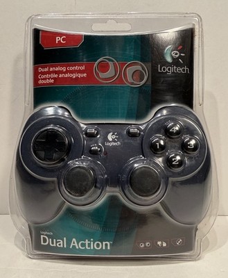 NOS Logitech Dual Action PC USB Wired Controller 963292-0403 New Factory Sealed