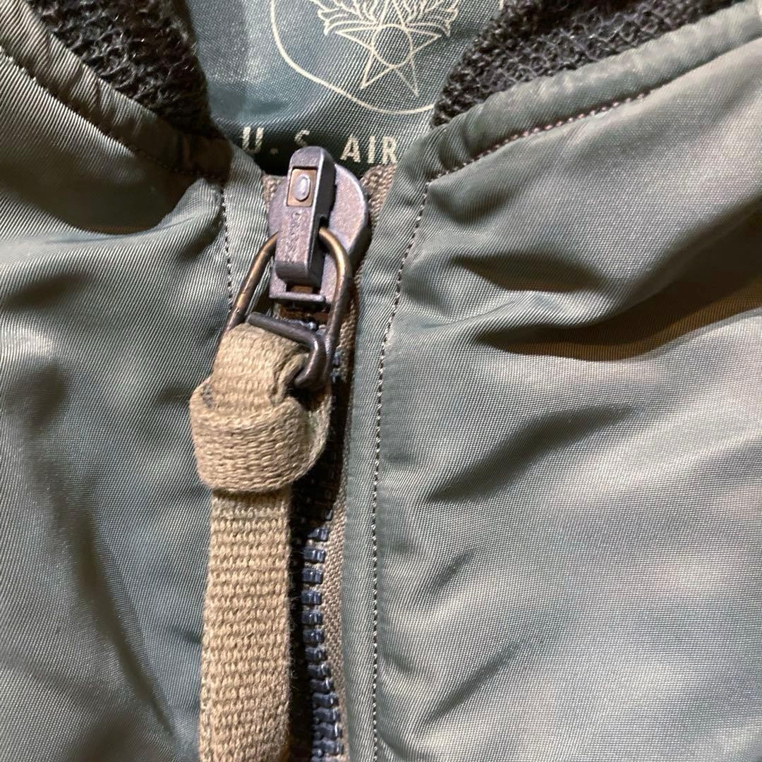 Buzz Ricksons MA1 Lion Patch Flight Jacket Good U… - image 7