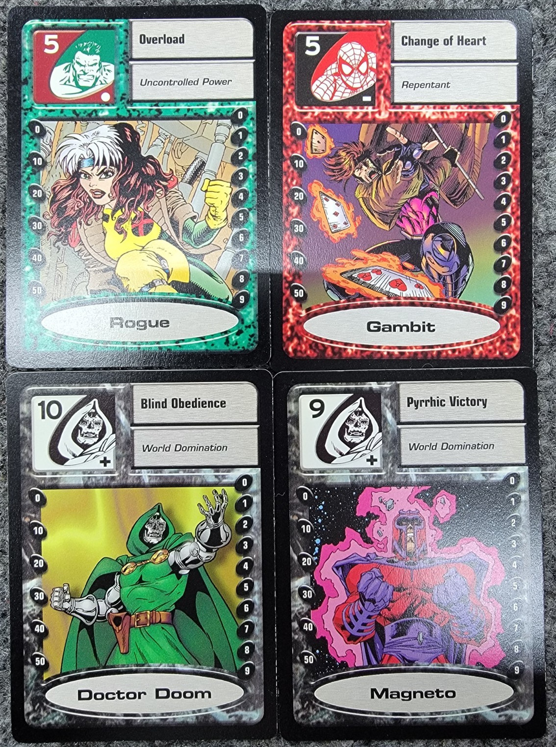 Marvel Super Heroes Adventure Game Saga Games Rules 100 Cards