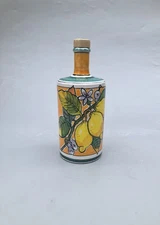 Bulgari Il Baule Degli Pallini Limoncello Ceramic Pottery Lemon Bottle
