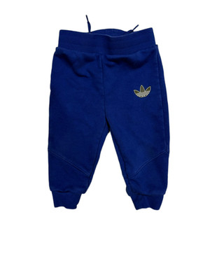 Adidas Originals Royal Blue Gold Trefoil Fleece Jogger Sweatpants (Size 12M)