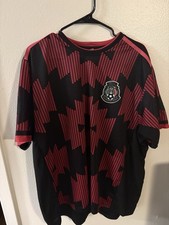 Mexico Federacion Mexicana De Futbol Black Soccer Jersey Size Large 