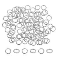Offene Biegeringe,100 StüCk,8Mm,O-Ring-VerbindungsstüCk,WeißGold