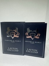 2 Pc parfum de marly layton exclusif 2x1.5ml/0.05oz Mini Sample Spray
