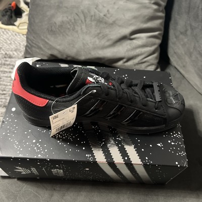 Adidas Superstar X Star Wars Shoes Men's Size 1/2 Darth Vader