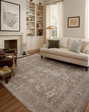 Chris Loves Julia Louisa Collection LOI-03 Taupe/Ivory 2'-3