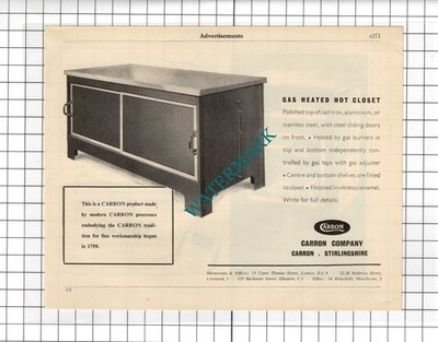 Carron Company Carron Stirlingshire / The Vulcan Stove Co Exeter - 1951 Werbung