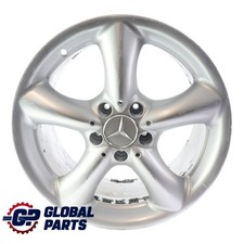 Mercedes W203 Silver Alloy Wheel Rim 5 Spoke 17" ET:34 8,5J A2034013502