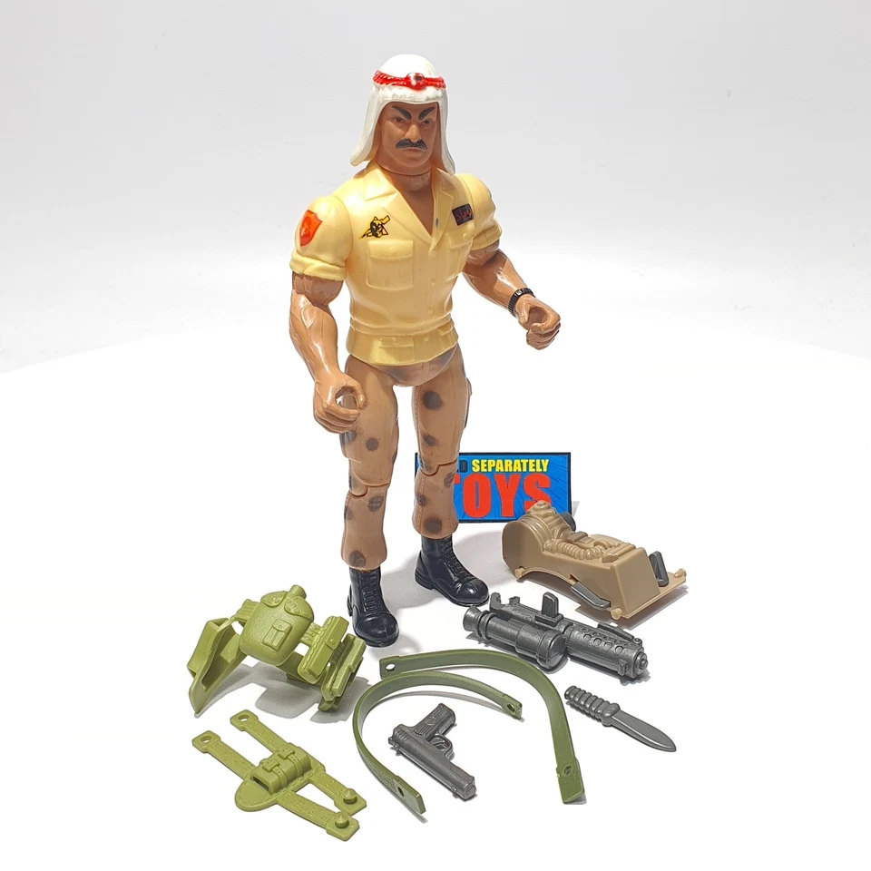Figura De Colección Rambo Nómada 100% COMPLETA Original 1985 El Enemigo Foto 3 de 4
