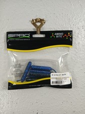 SPRO Pin Tail Stick Worm 3.5" Black Blue Soft Plastic Finesse Fishing Lure