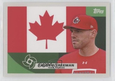 2023 World Baseball Classic Global Stars Flags of a Nation Freddie Freeman 1e3