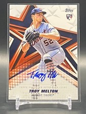 2026 Topps Troy Melton Rookie Auto Detroit Tigers RC Baseball Stars #BSA-TME